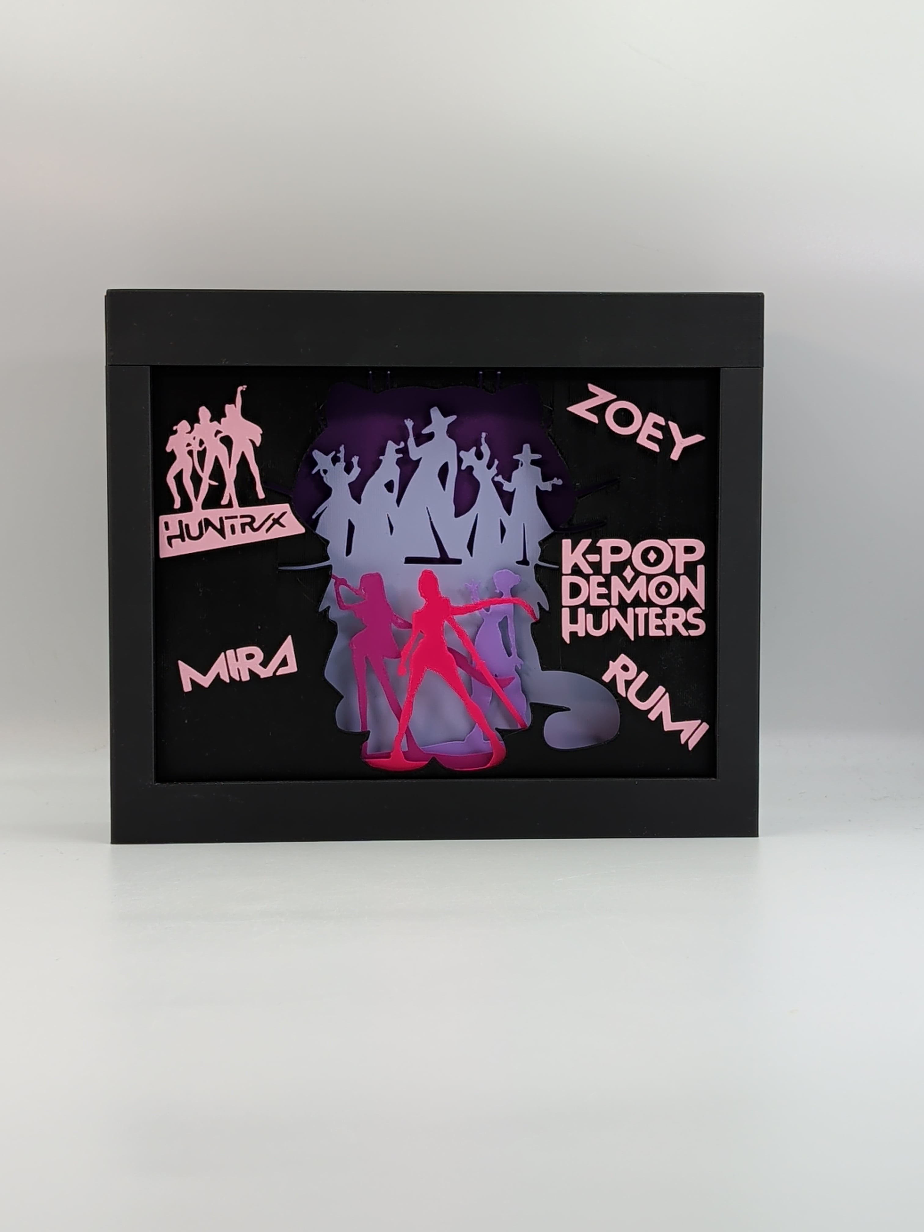 K-Pop Demon Hunters Shadow Box 3d model