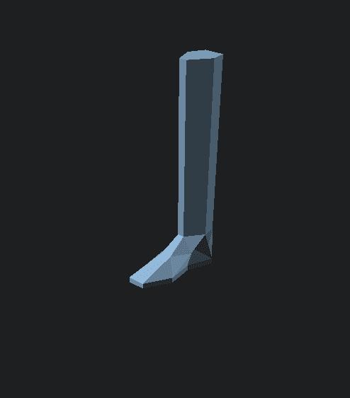 Robot foot_leg 3d model