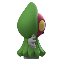 3D Printable Cute Cryptid Flatwoods Monster Art Toy Figure 3d model