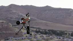 FUTURISTIC SNIPER RIFLE WITH BIPOD, RIGGED AND ANIMATED 3d model