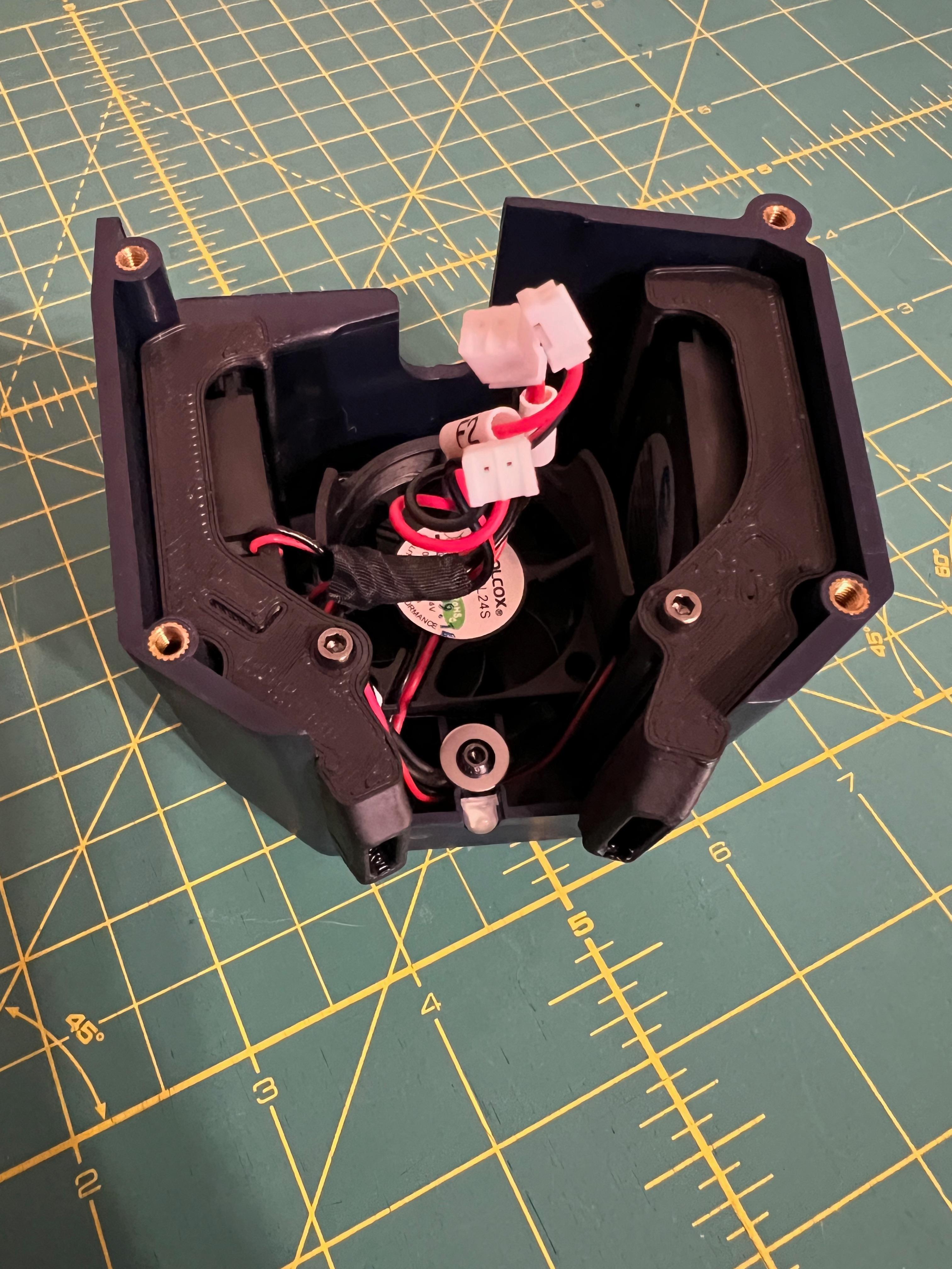 Anycubic Vyper & Kobra Max Part Cooling Duct UPGRADE!  - Great fit. Printed with black Polylite ASA on my bambu x1c. - 3d model