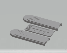 FHW: Mando Helmet add ons 3d model