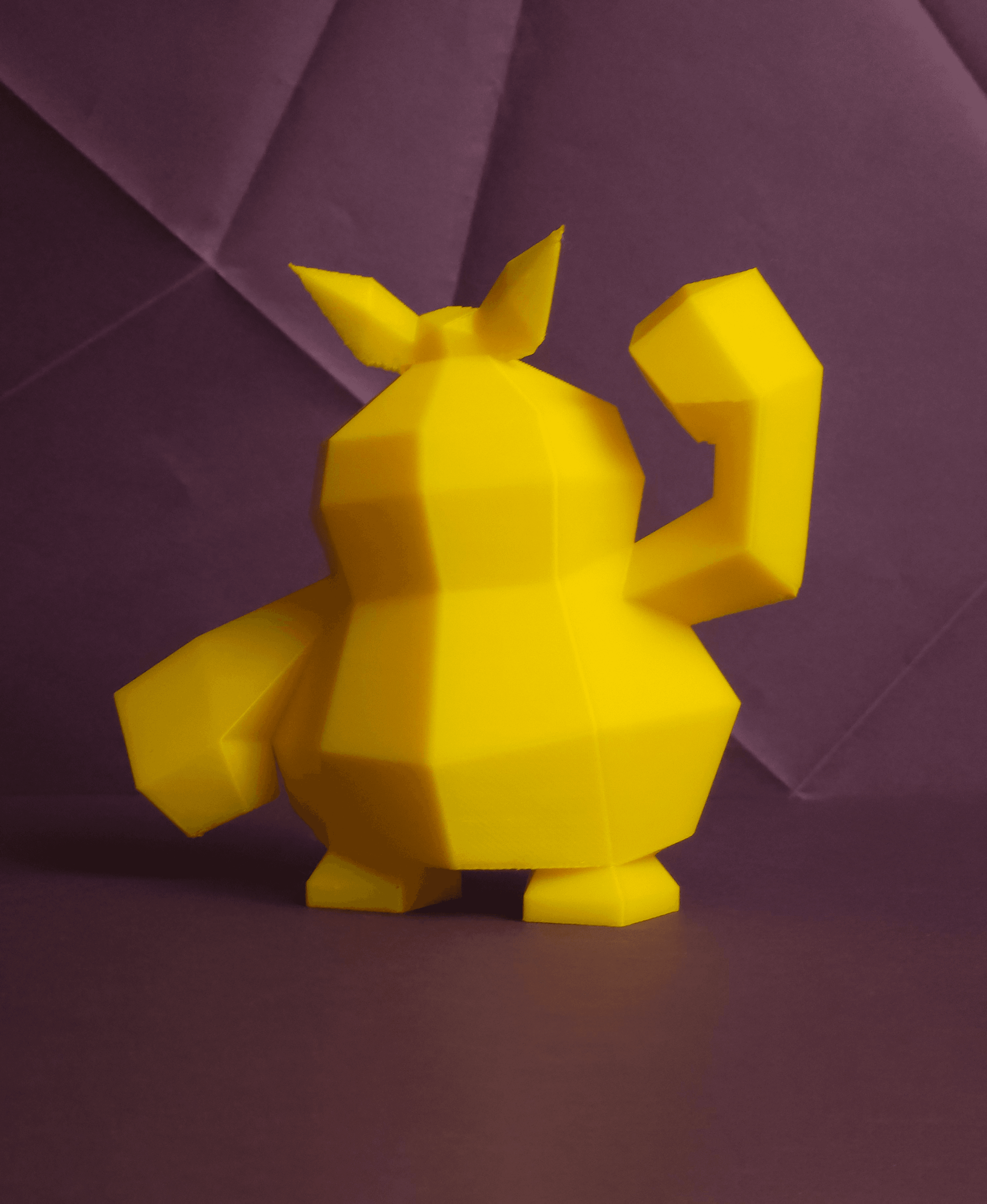 Makuhita Low Poly Pokemon 3d model