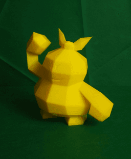 Makuhita Low Poly Pokemon 3d model