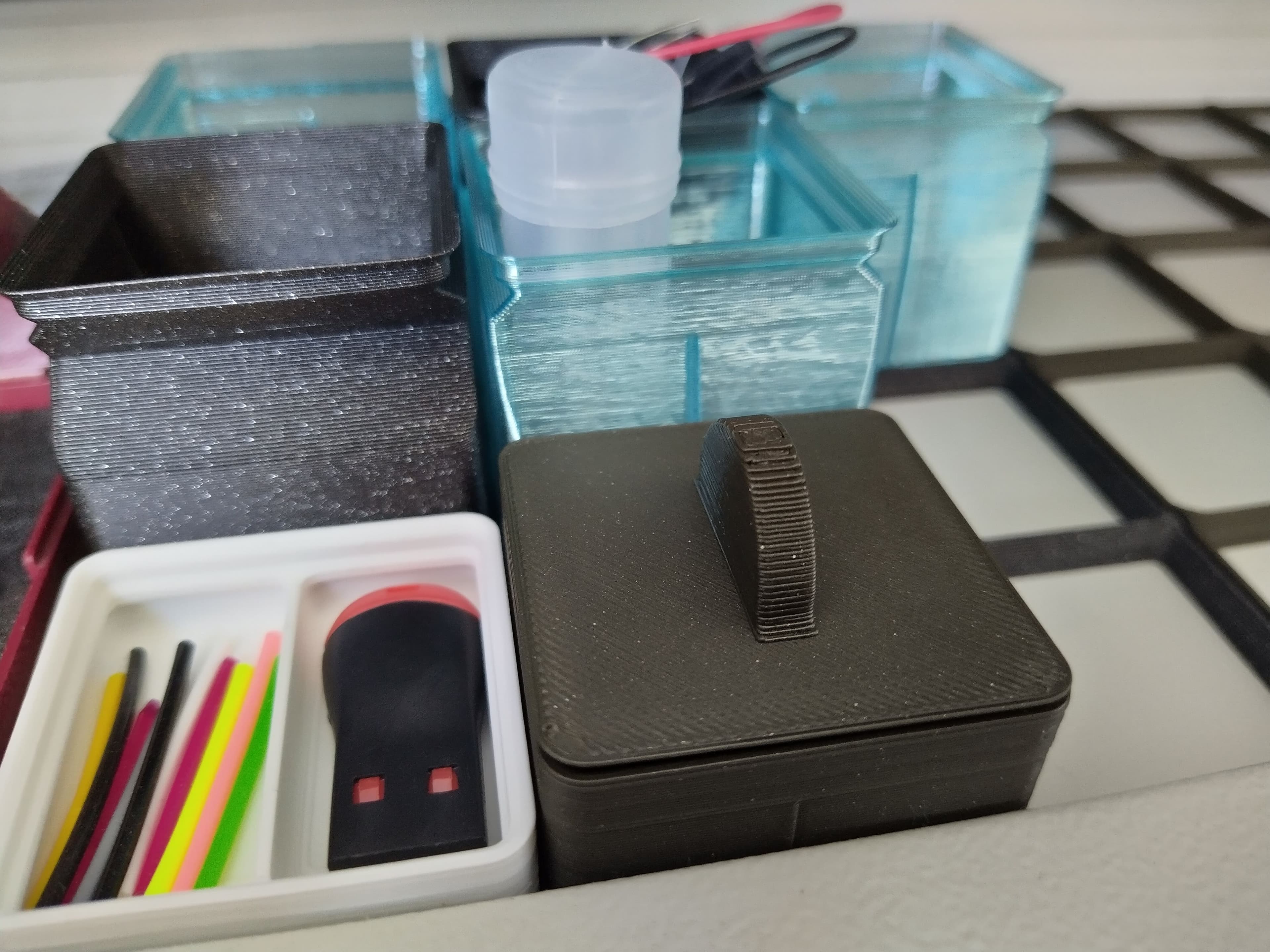 Thank you. I added cavity by negative volume in Prusa slicer, now it's working perfectly as a lid for SD card storage.