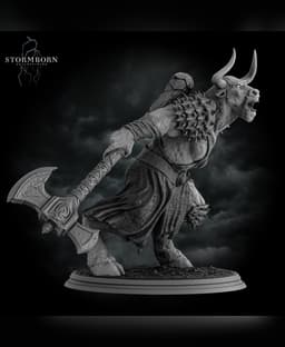 (75mm) Minotaur 3d model