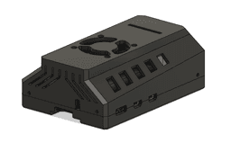 BTT PI4B CB1/CM4 FULL CASE 3d model