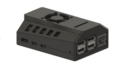 BTT PI4B CB1/CM4 FULL CASE 3d model