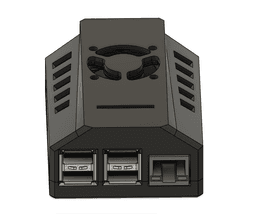 BTT PI4B CB1/CM4 FULL CASE 3d model