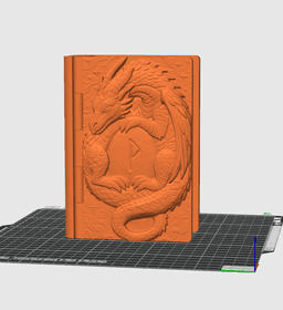 Runestone Sentinel – Dragon Book Box 3d model