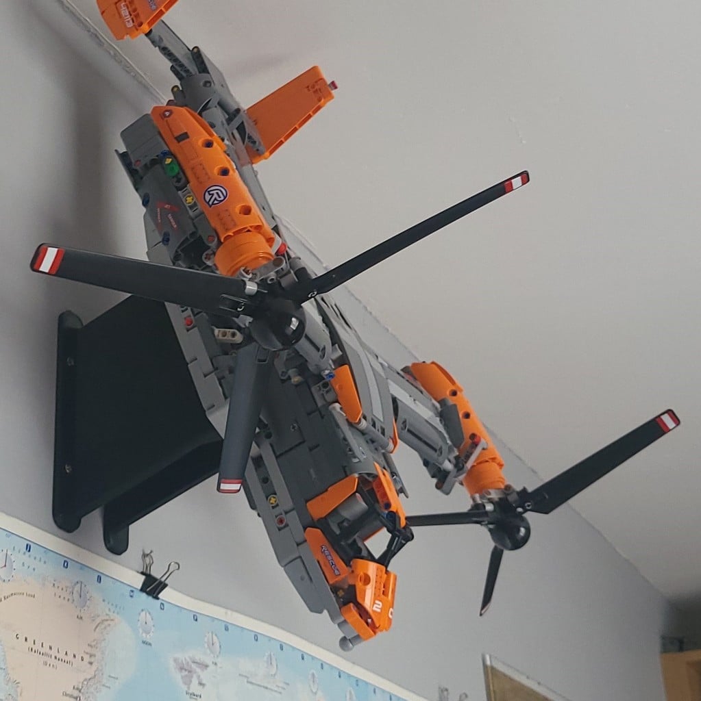Lego 42113 Tilt-Rotor Wall Mount 3d model