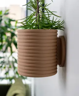 Planter with Hidden Drip Tray - Poppy 2 3d model