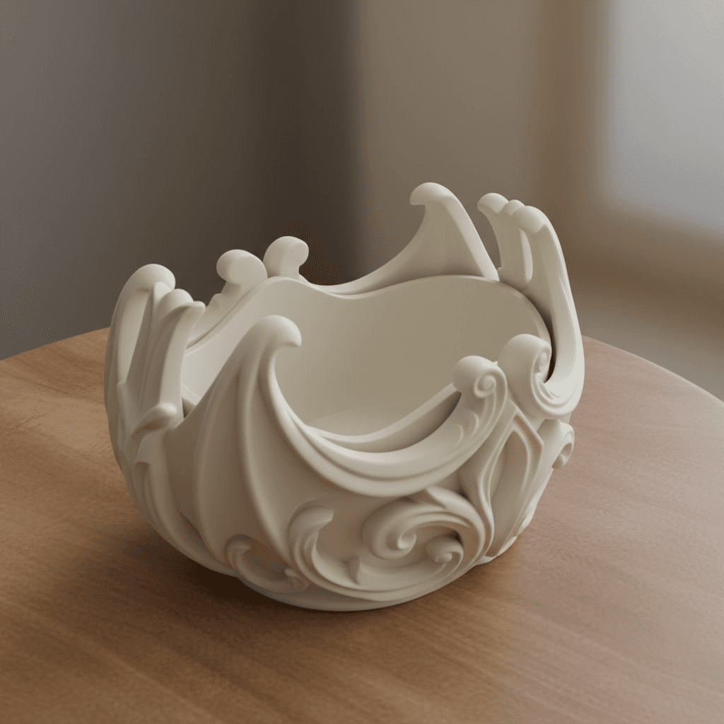 Bow Storage Basket Premium STL File 3d model