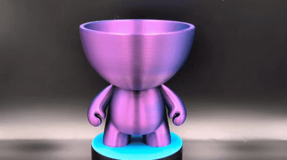 Bowl Head Figure - Storage Container 3d model