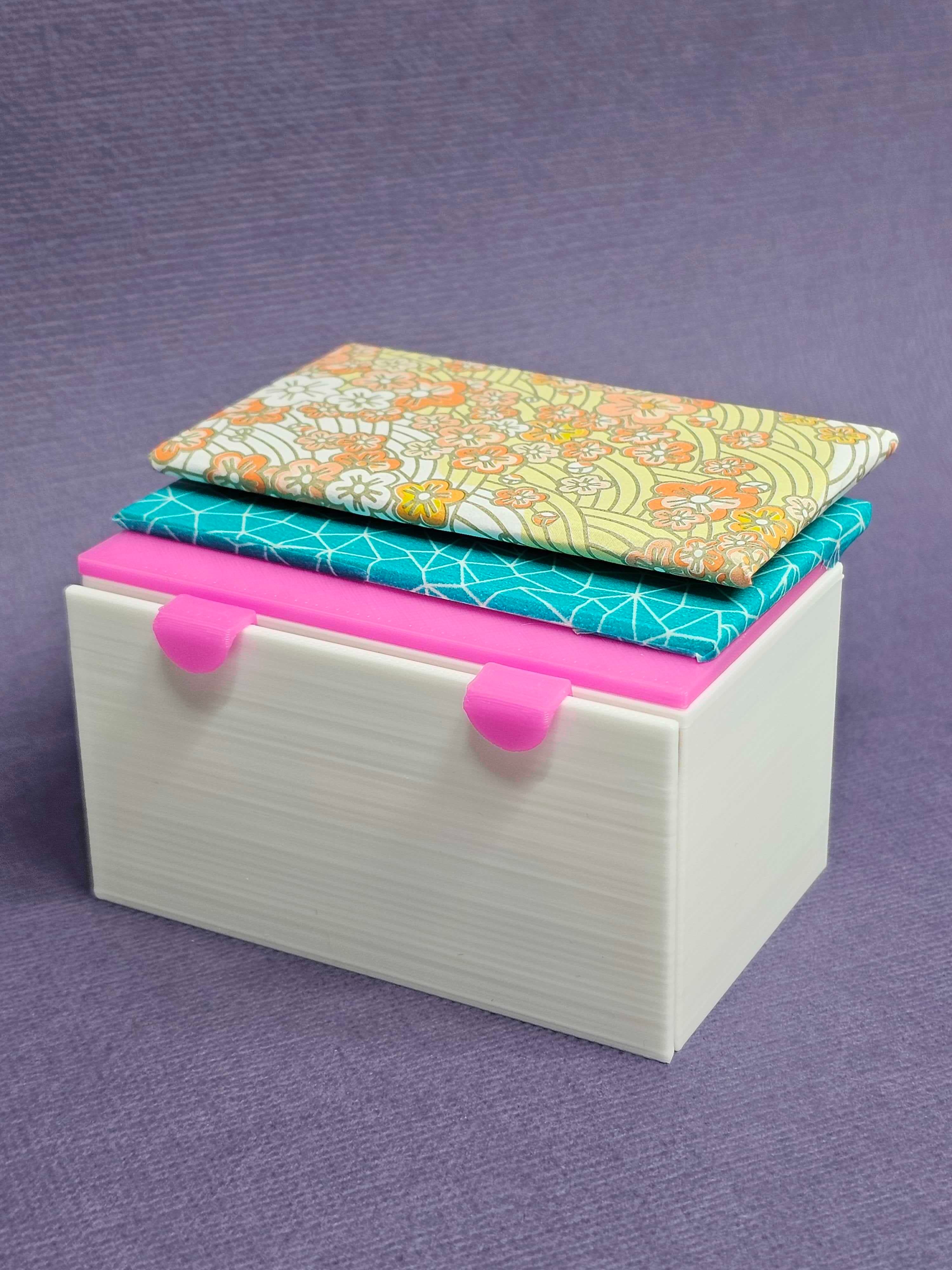 Seat cushions for miniature bench | 1:12 scale dollhouse furniture | Decorate w/ washi tape or paper 3d model