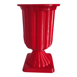 Vaso Decorativo Grego Clássico com Base Quadrada 3d model