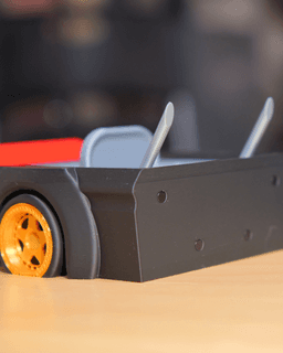 Hoonitruck Bed - Desk Organizer (attached to front end release) 3d model