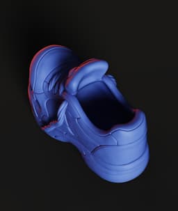 Monster Sneaker STL | Décor 3D Print | HighDetail 3d model
