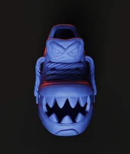 Monster Sneaker STL | Décor 3D Print | HighDetail 3d model