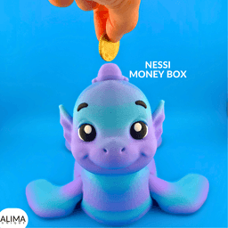 Nessi - Money Box / Articulated Home Decoration 3d model