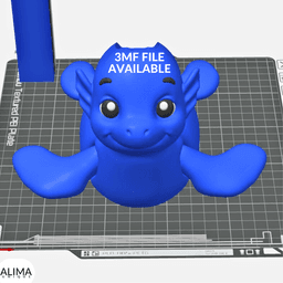 Nessi - Money Box / Articulated Home Decoration 3d model