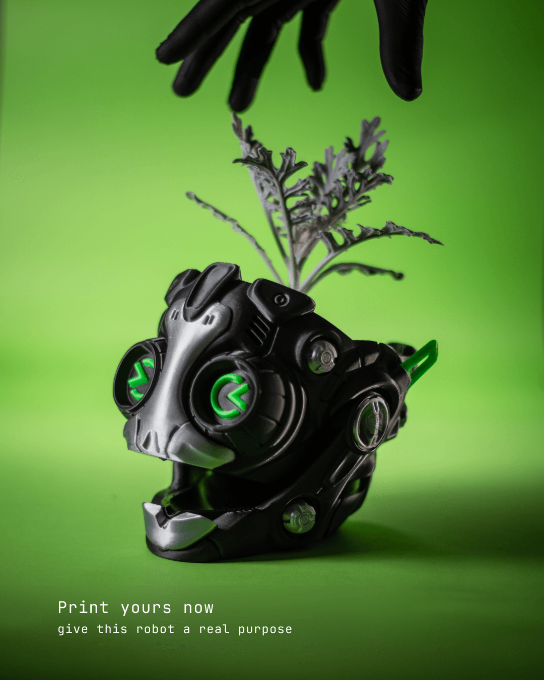 Robot Planter 3d model