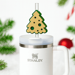 Christmas Straw Topper, Christmas Tree, 10mm, Holiday Straw, Christmas Decors, Gift for Christmas 3d model