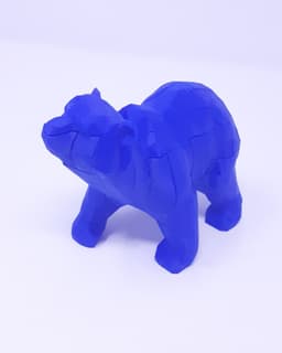 Low Poly Bear Puzzle - over 30 unique ieces 3d model