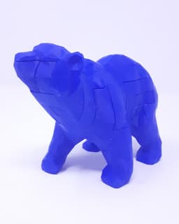 Low Poly Bear Puzzle - over 30 unique ieces 3d model