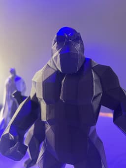 Low Poly Gorilla King Kong - Unleash the Majesty in Your Space! 3d model