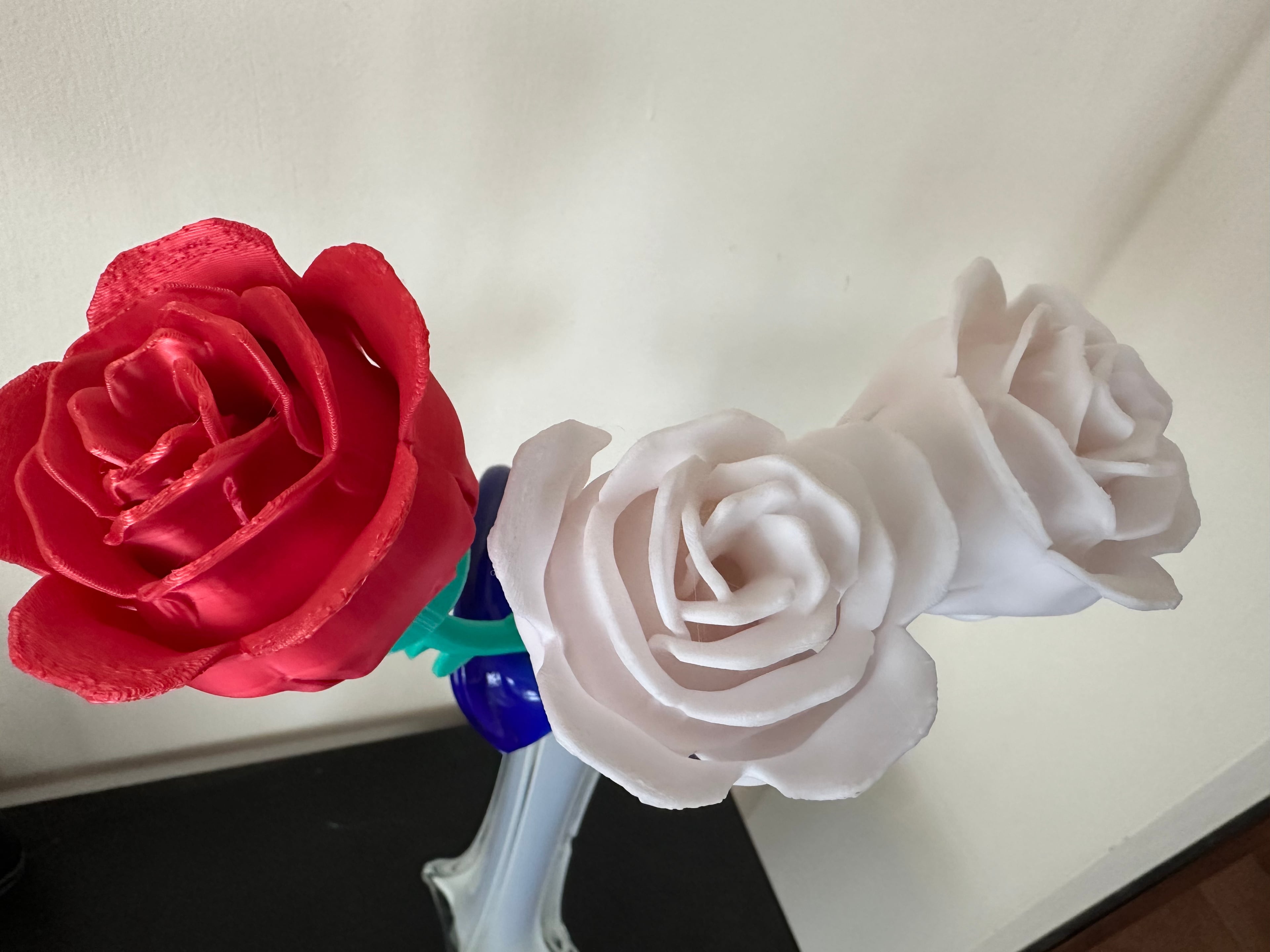 rosa flowers. 3d model