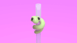 Lucky Snake Straw Hugger 3d model