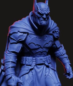 Dark Knight Warrior STL | Figurine 3D Print | HighDetail 3d model