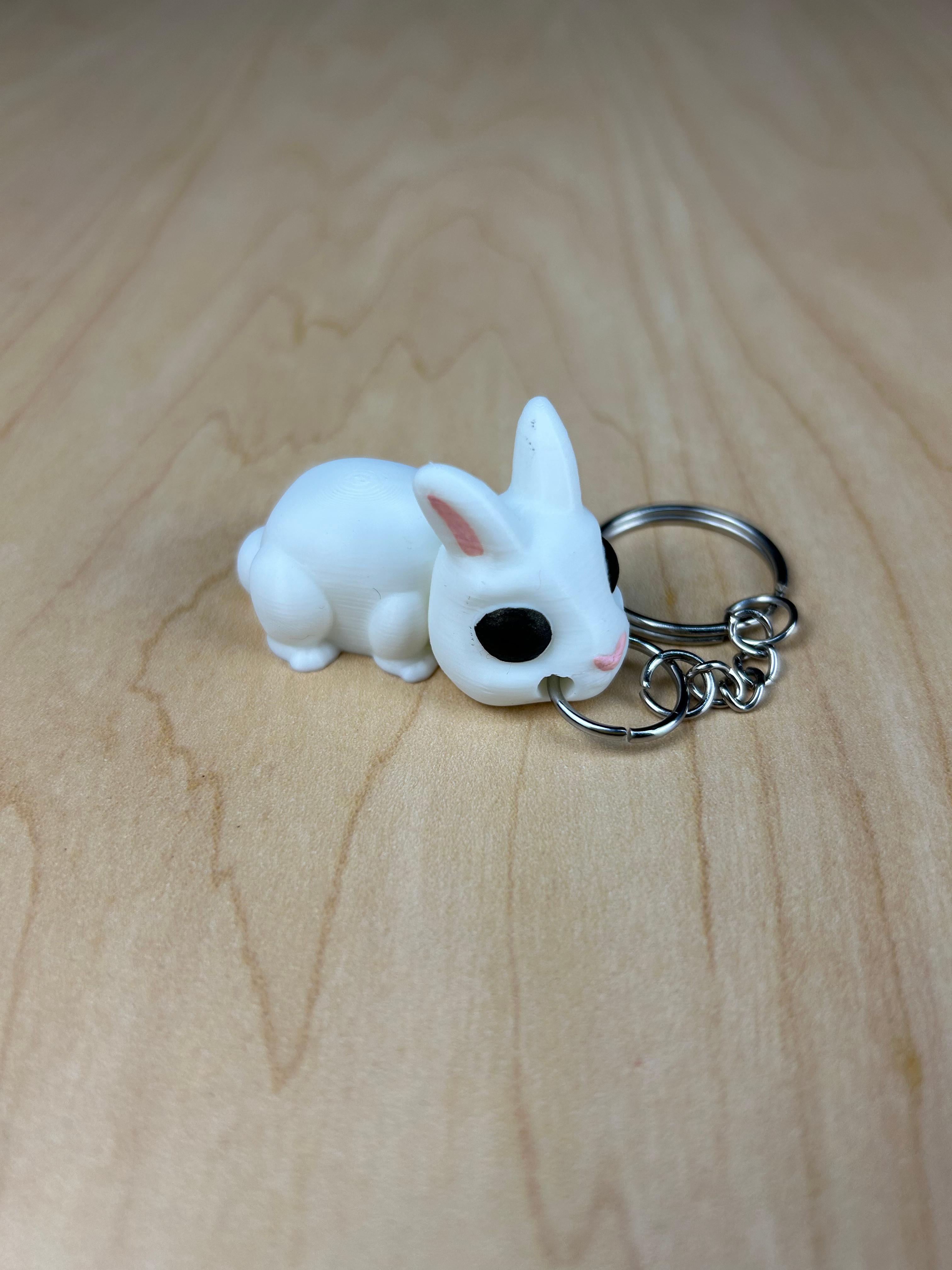 Bunny Fidget Keychain 3d model