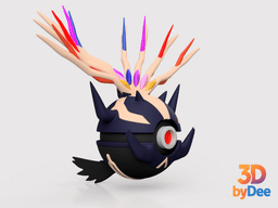 Xerneas Poke Ball 3d model