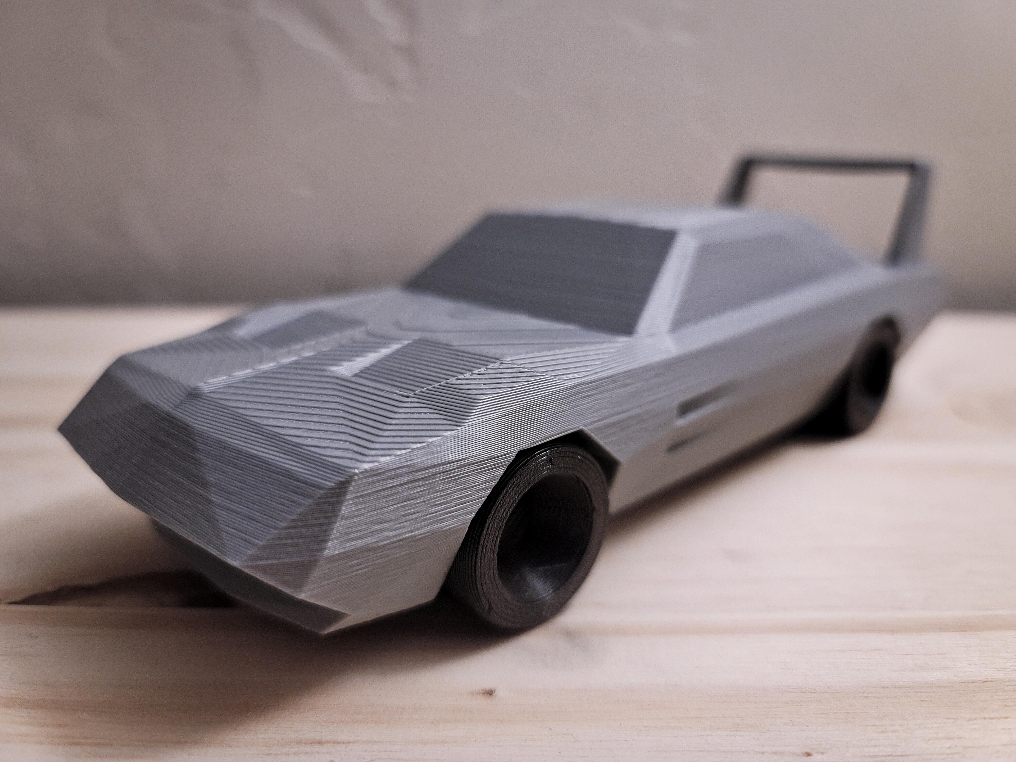 Low Poly Dodge Charger 1969 3d model