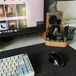 Fuzzy Desk Organizer - Multi Texture Print 3d model