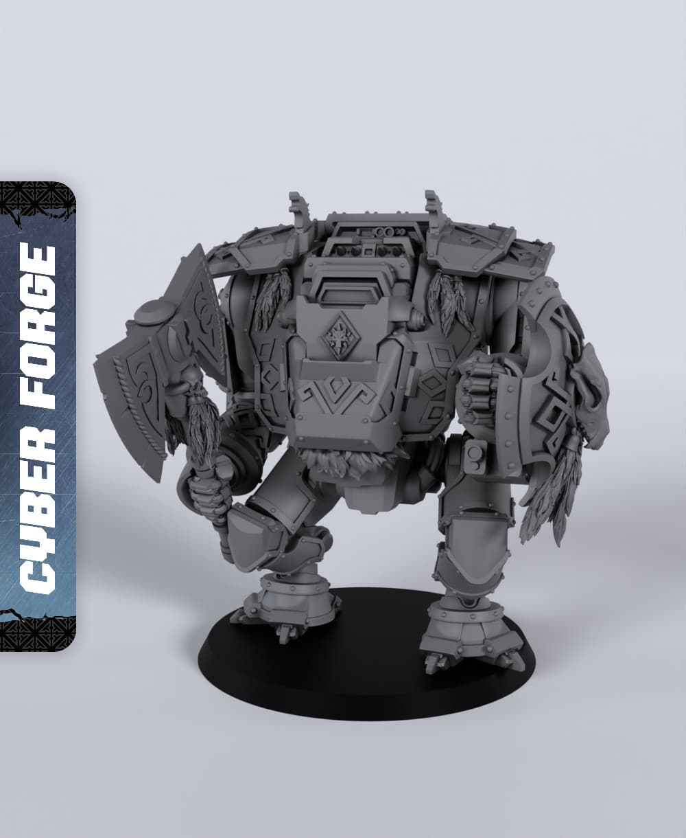 RDT Ironfur - With Free Cyberpunk - Sci-Fi Gift Ideas for RPG and Wargamers 3d model
