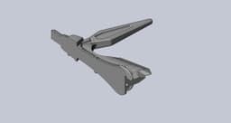 Sword Art Online Dark Repulser Sword Assembly 3d model