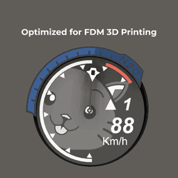 Need For Speed U2 Tabby Tachometer Wall CLock 3d model