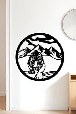Tiger Wall Art, Wall Decor, Home Decor 3d model