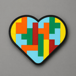 Heart Puzzle 3d model