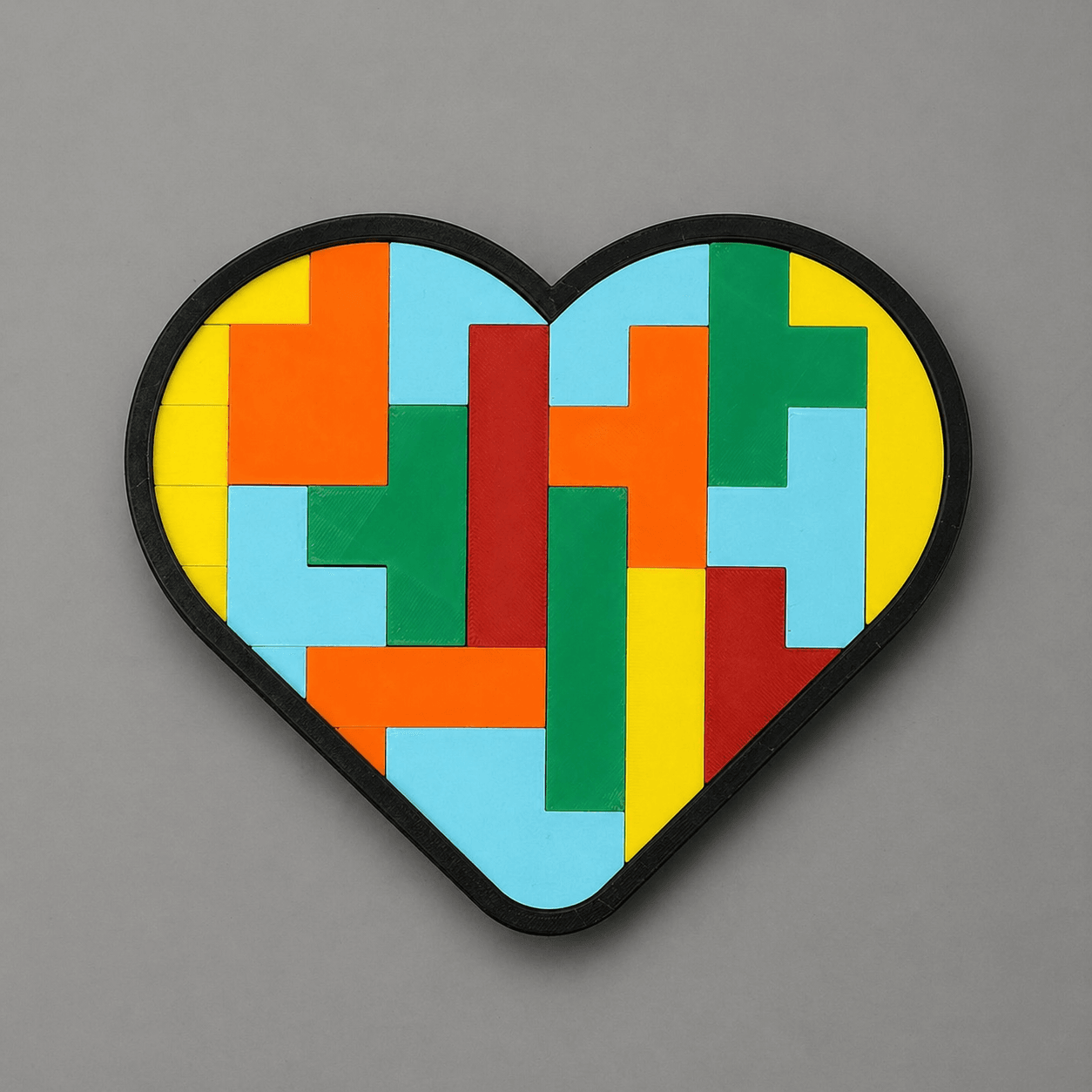 Heart Puzzle 3d model