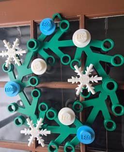 Wreath Decoration: Snowflake 3d model