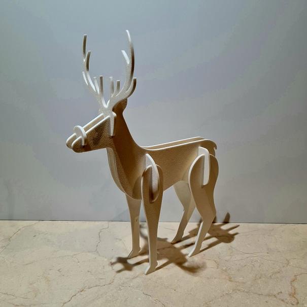 Deer puzzle 3d model