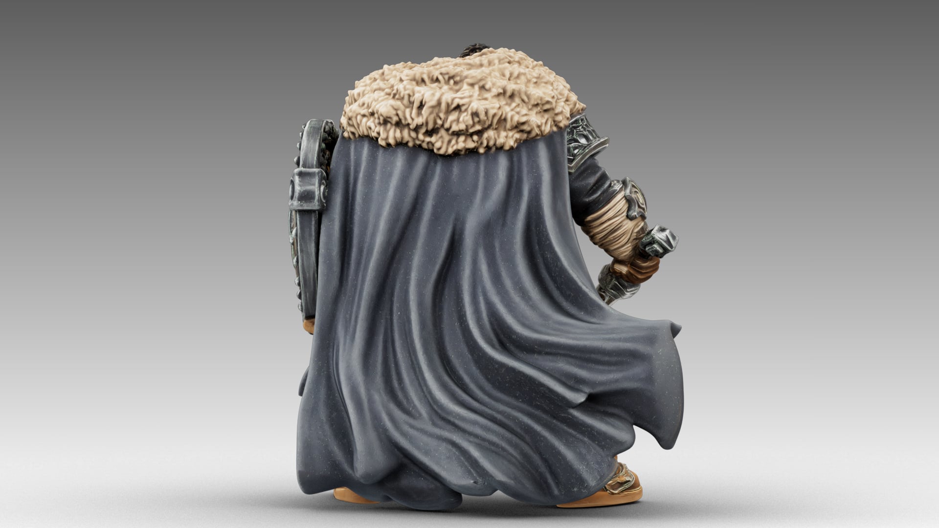 Bearded Warlord 3d model