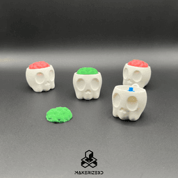 Skull & Cat Clicker 3d model