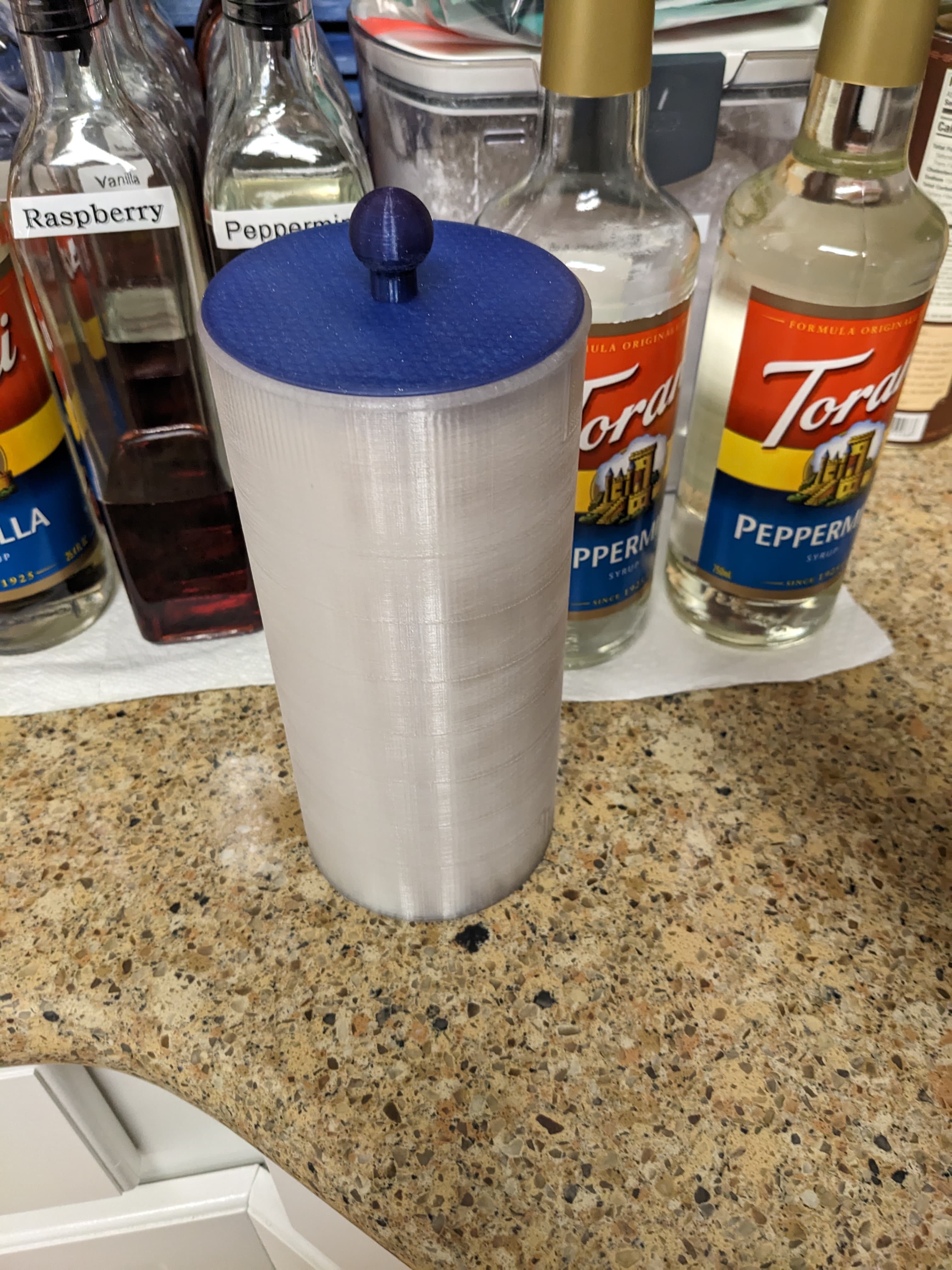 Straw Holder jar 3d model