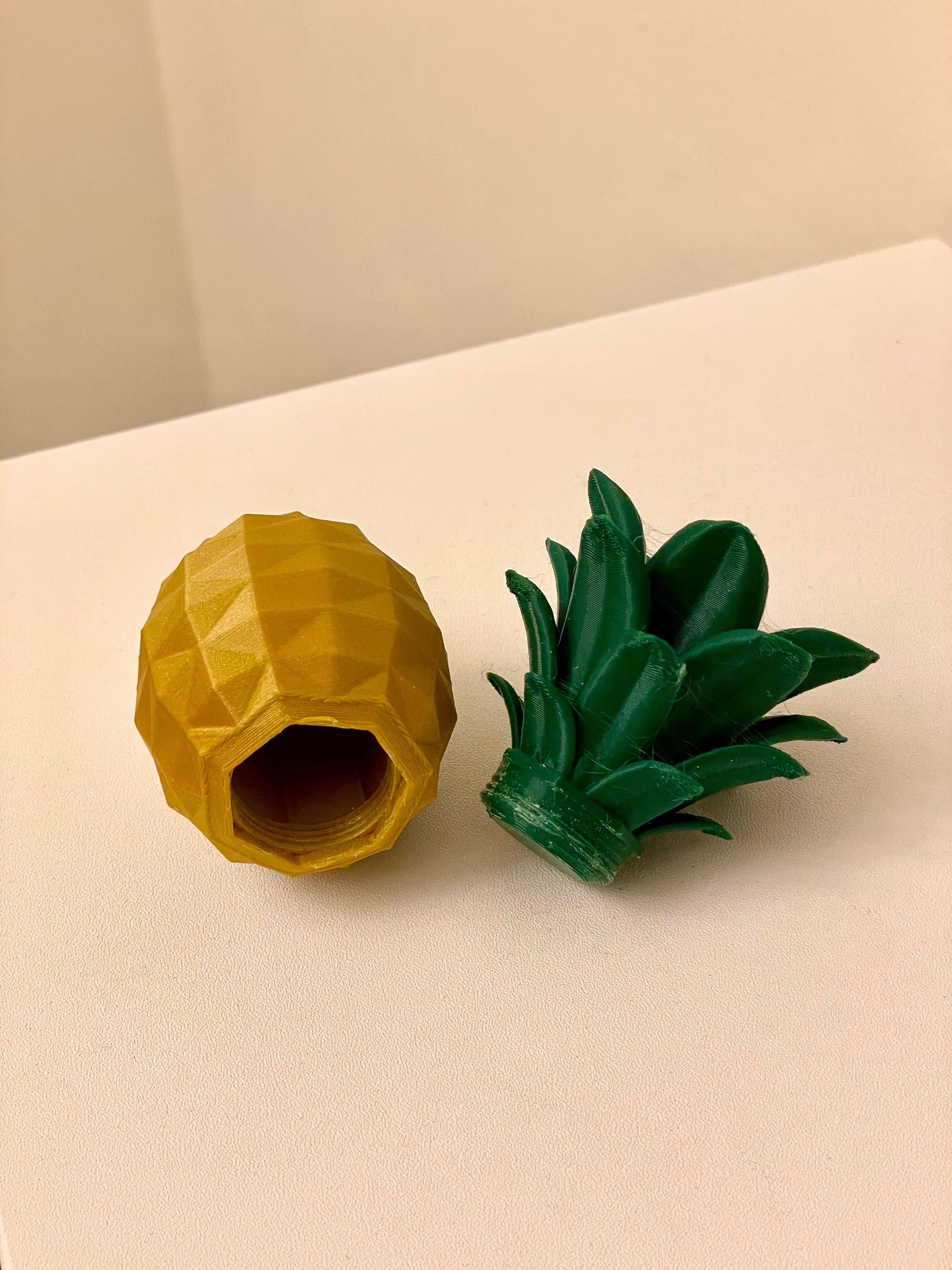 Pineapple Container 3d model