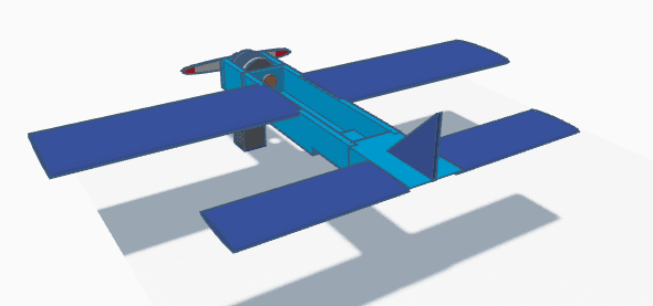 Weight Powered Airplane (PoC) 3d model